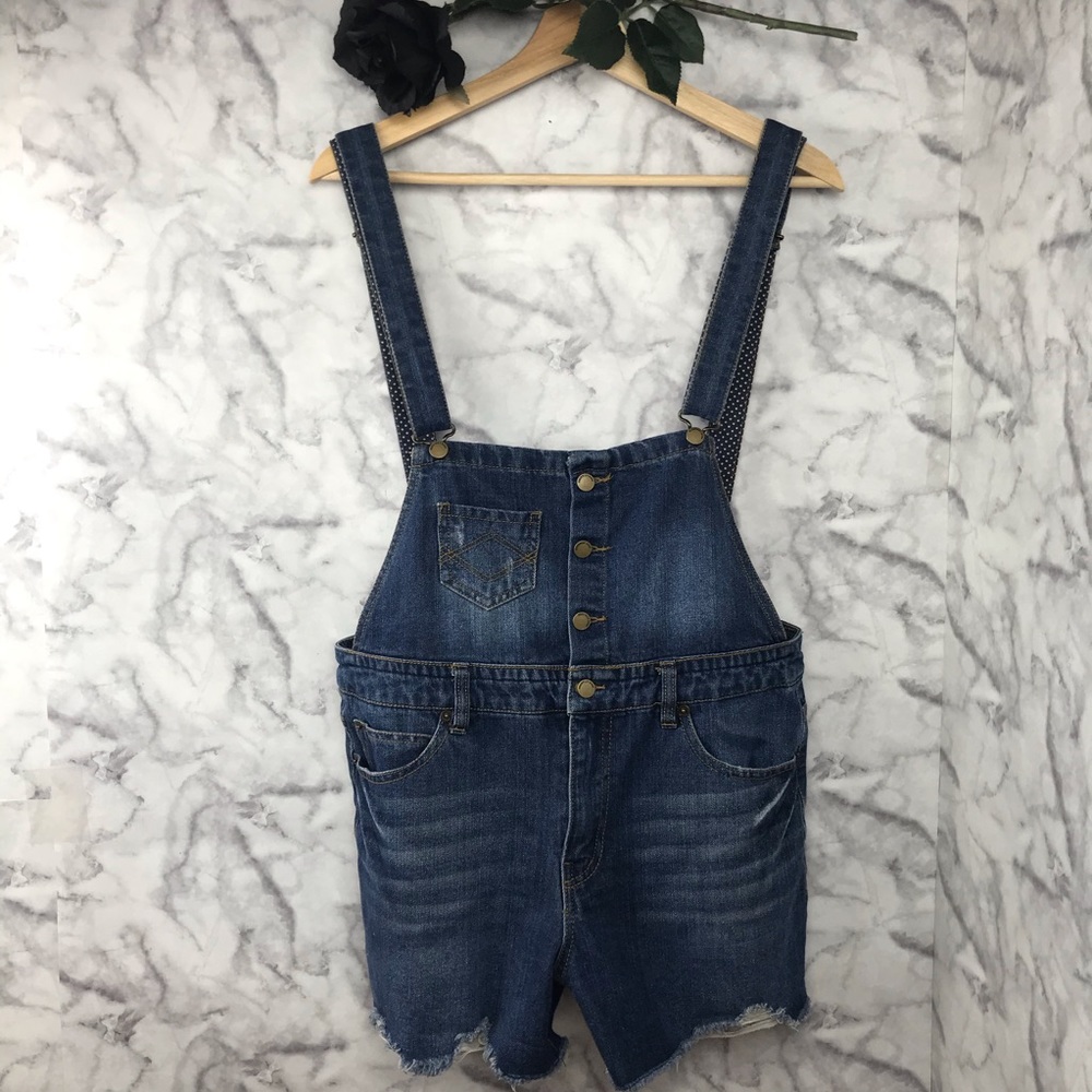 Highway Jeans Overall Shorts